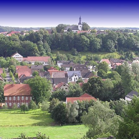 Ferienwohnung "Kirchblick" Im Ferienhaus Blumenhain Bad Wunnenberg Ngoại thất bức ảnh
